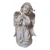 Angel Querubin Orando Para Decoración Interior/ Exterior 