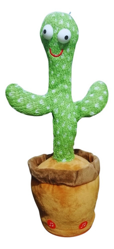 Cactus Bailarín, Recargable, 120 Canciones, Luces Y Sonido