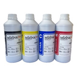 Kit Tinta Mizink 4 Litros Corante Compatível Com Epson