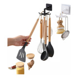 Gancho Colgador Utensilios Giratorio 360° Adhesivo Cocina