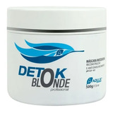 Máscara Matizadora Detok Blonde Adlux Reconstrução Capilar