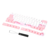 Accesorio De Teclado Mecánico Pbt Keycap Sublimation S De 73