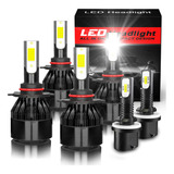 Kit De Focos Led 9005 9006 880 De Luz Alta/baja Para Gmc