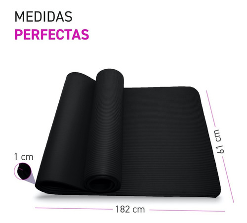 Tapete De Ejercicio De 10 Mm Para Yoga, Pilates Y Fitness