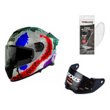 Casco Para Moto Gris Axxis Hawk Sick Joke Motos.shop