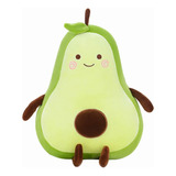 Cojín De Peluche De Aguacate Estilo Kawaii De 30 Cm