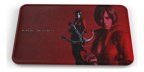 Tapete Resident Evil Ada Wong Ballesta Baño Lavable 50x80cm