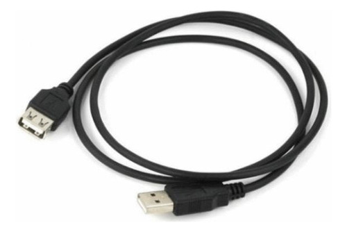 Cable 2.0 Genérica Genérica Negro Con Entrada Usb Salida Usb Hembra