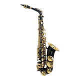 Saxofone Alto Mib Preto Com Douradas (novo)  Garantia+nfe