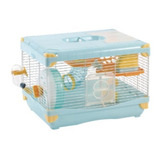 Jaula Plastica Hamster Land Azul 1 Piso Anti-mordidas Sunny