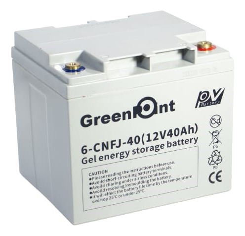 Batería 12v 40ah Gel Ciclo Profundo Para Energía Solar