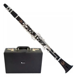 Clarinete Eagle 17ch Clr08 Sib Madeira Jacarandá C/estojo