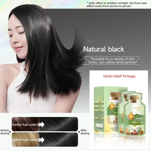 Planta Tinte Para Cabello Cabezote Cabello Natural 10pcs