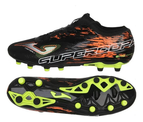 Tachon Futbol Joma Super Copa Fg 2301 Color Negro Original | Envío gratis
