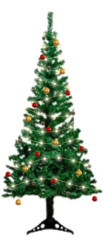 01 Árvore De Natal Pinheiro Pequena Simples Verde- 90cm