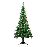 01 Árvore De Natal Pinheiro Pequena Simples Verde- 90cm