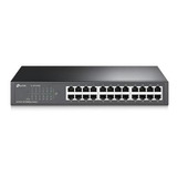 Switch 24 Portas 10/100, Preto, Tl-sf1024d  Tp-link