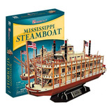 Maqueta Mississippi Steamboat 142 Pcs - Cubicfun