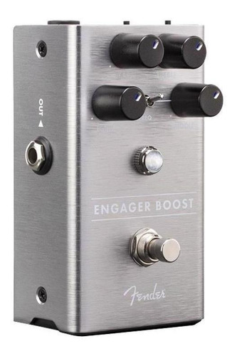 Fender Pedal Engager Boost, Plateado