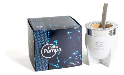 Mate Pampa Xl Térmico  Bombilla Astral Signo Yerba Mate