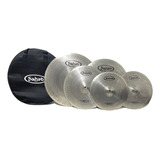 Kit Pratos Para Bateria Silent Hero Mute 14/16/18/20 + Bag