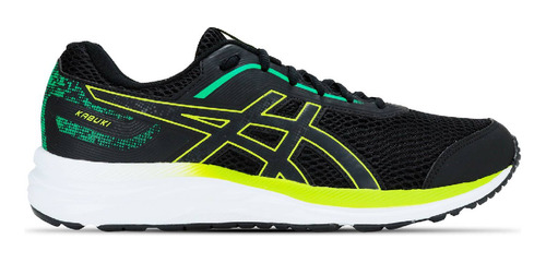 Tenis Asics Kabuki Black  Lime Zest