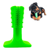 Mordedor Escova Dente Cachorro Brinquedo Resistente Grande Cor Verde