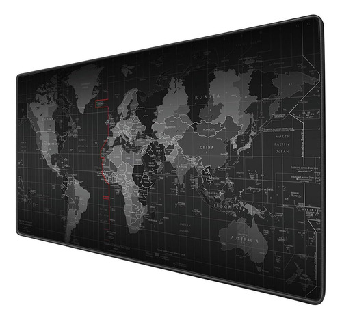 Gaming Mousepad Benvo Xl Grande Mapa Negro 35.4x15.7 In
