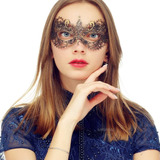 Máscaras Para Mujer De Encaje Veneciano Para Fiesta