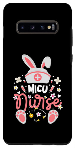 Galaxy S10+ Bunny Micu Nurse Cute Bunny Ears Caso De Cuidado