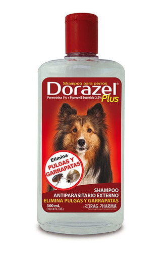Shampoo Dorazel Garrapatas 300ml Antiparasitario Externo 