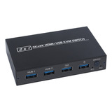 Conmutador Hdmi/usb Kvm Hd Compatible Con Conversor. Aimos 2