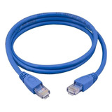 Cabo De Rede 5m Ethernet Rj45 Cat5e Azul 20 Metros