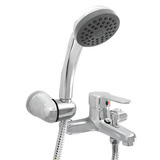 Griferia Ducha Y Bañera Exterior Aqualaf Aqua Monocomando 82039 Cromo Baño Metal Cromado