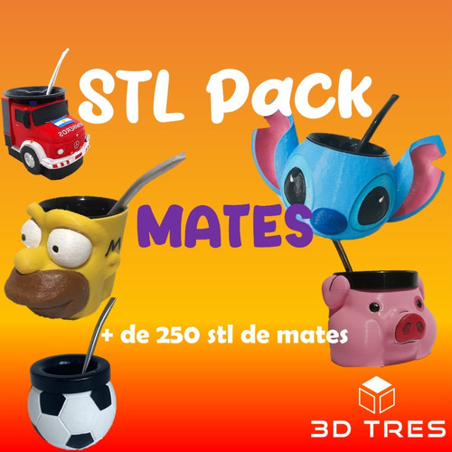 Pack Stl Mates + De 250 Modelos