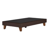 Base Cama Completa 1 Plaza Rosen 0.90x2.00m Café Chocolate