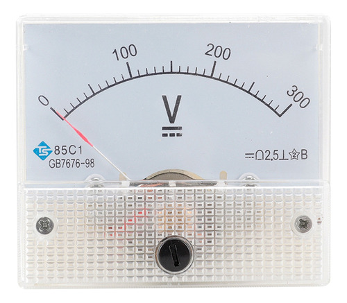 1 Medidor De Voltímetro De Panel Analógico 85c1 0-300 V