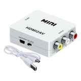 Adaptador Conversor Hdmi Para Video 3rca 2av