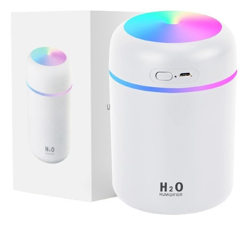 Humidificador Difusor Aroma Ambientador Luz Led H2o