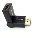 Adaptador Hdmi Macho A Hembra 180 Grados Giratorio Premiun