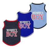 Conjunto De 3 Camisetas Para Perros Pequeños Varón, Ropa De 