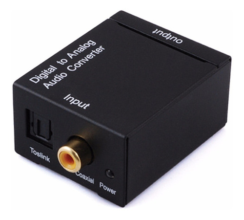 Adaptador Conversor Óptico Toslink E Coaxial Digital P/ Rca