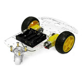 Kit Chasis Robot Auto Smart Car Rover 2wd 2 Motores Rueda