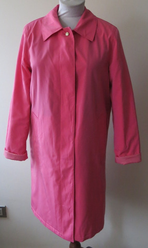 Trench Impermeable Fucsia