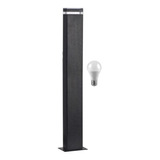 Farol Exterior Jardin Caminero Stick 90cm Aluminio Con Led