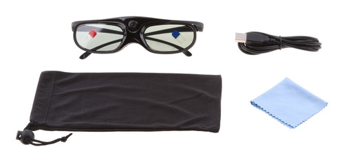1 Pieza De Gafas 3d Para Ver Películas Con Cubierta De