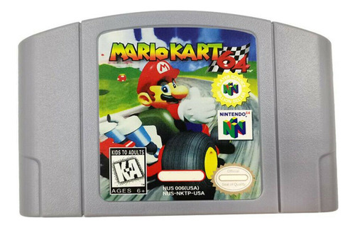 Mario Kart N64 Juego Fisico Multijugador Nintendo D´carreras