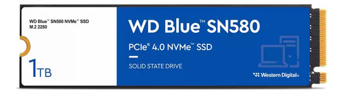 Estado Solido Western Digital Blue 1tb M.2 Sn580 Wds100t3b0e