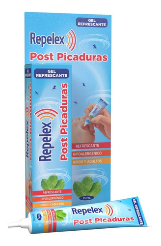 1x Gel Post Picadura Repelex Hipoalergénico Y Refrescante