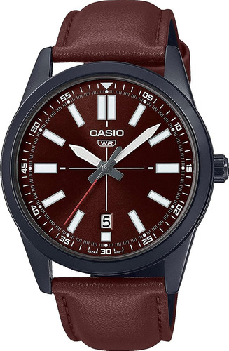 Casio Mtp-vd02bl-5e Reloj Analógico De 3 Manecillas Con Esfe